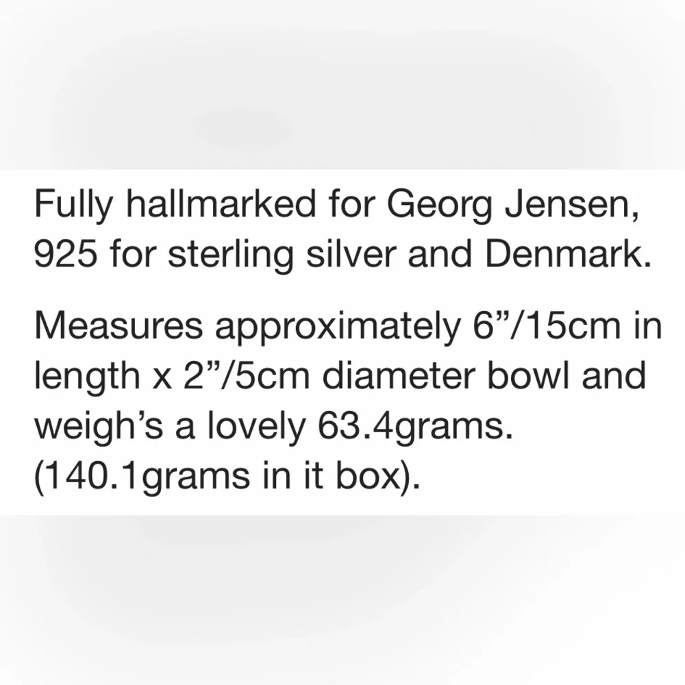 Georg Jensen Sterling Silver Commemorative Bicentennial Spoon - Picture 2 of 6